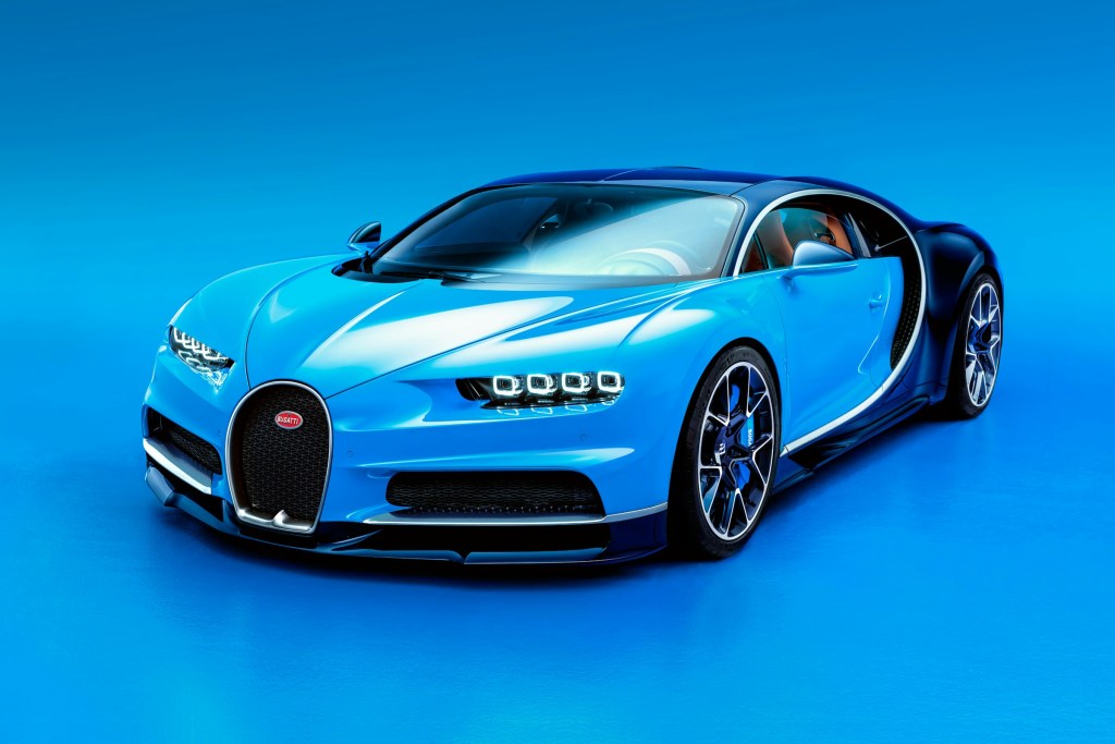 Chiron original de apresentação, Atlantic Blue e French Racing Blue