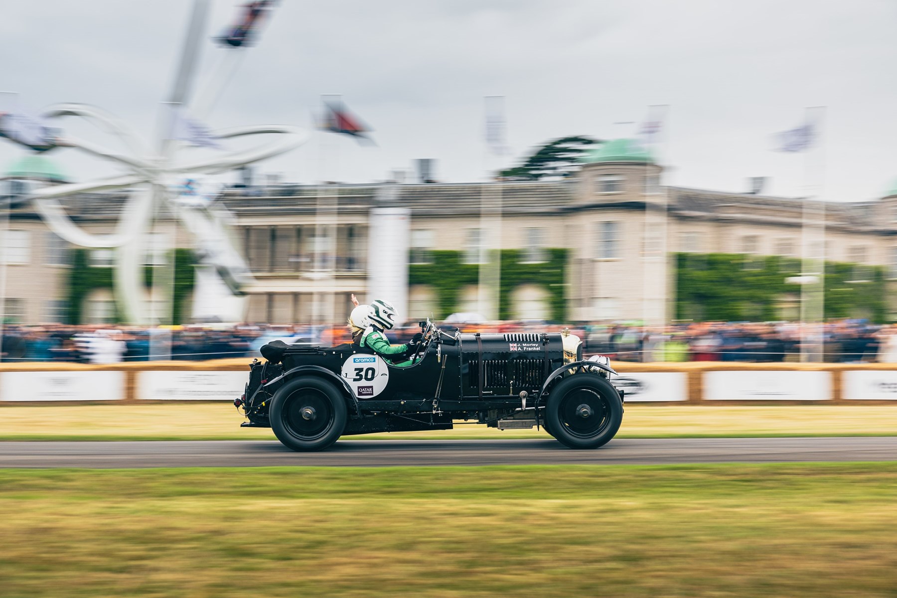 Bentley 3 Litre Super Sports histórico Smoky em Goodwood