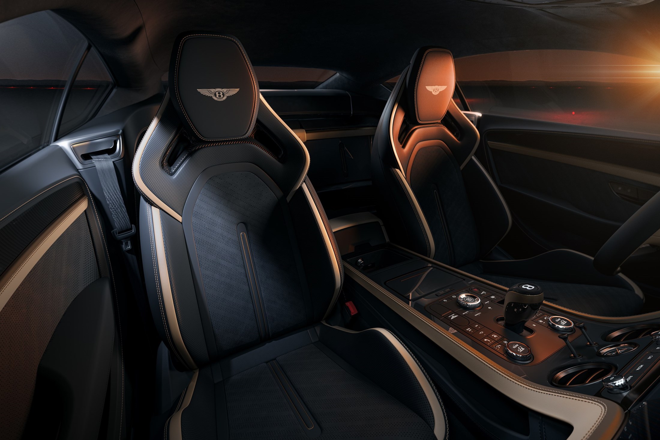 Bancos específicos do Bentley Supersports