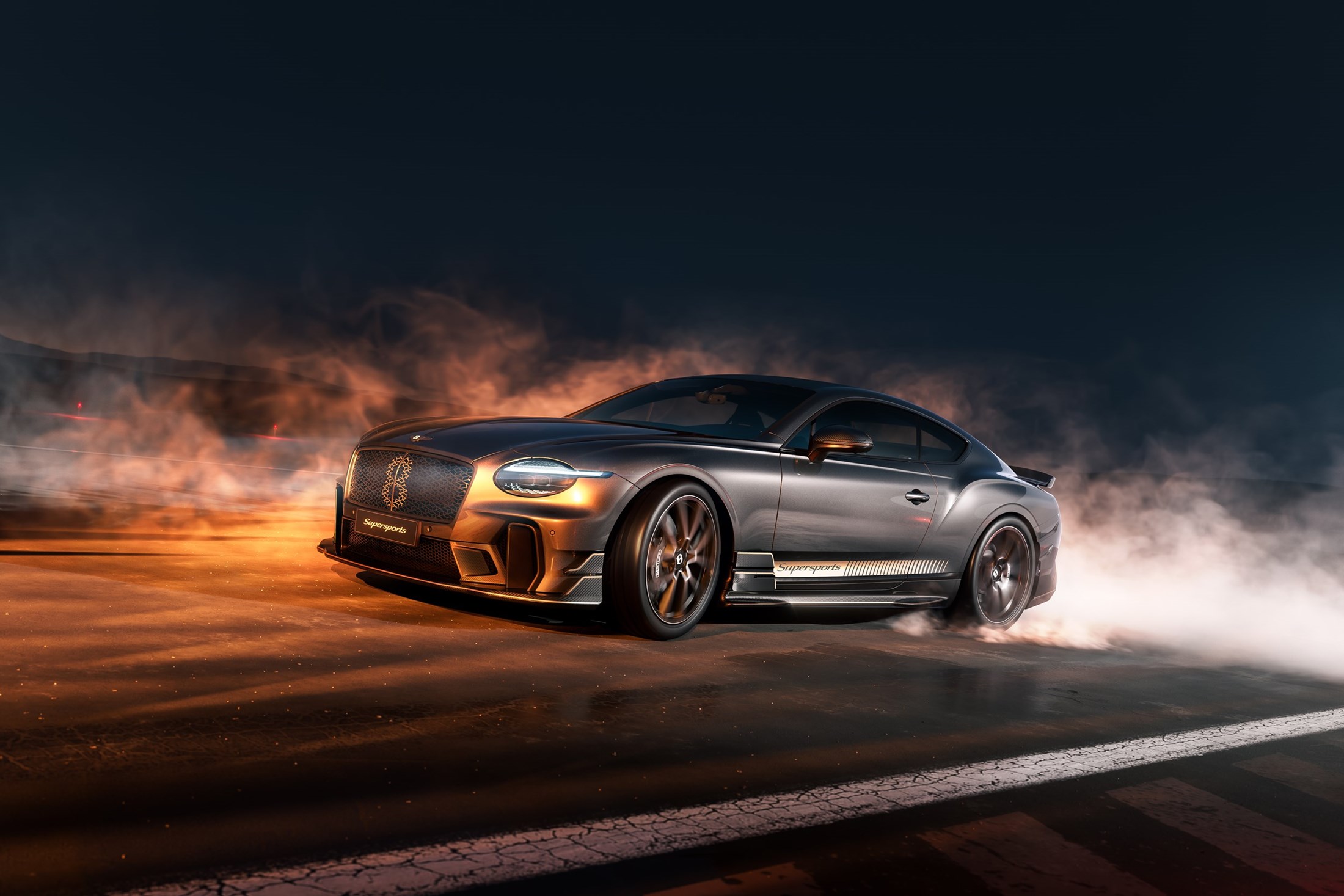 Bentley Supersports atual em configuração de tração traseira