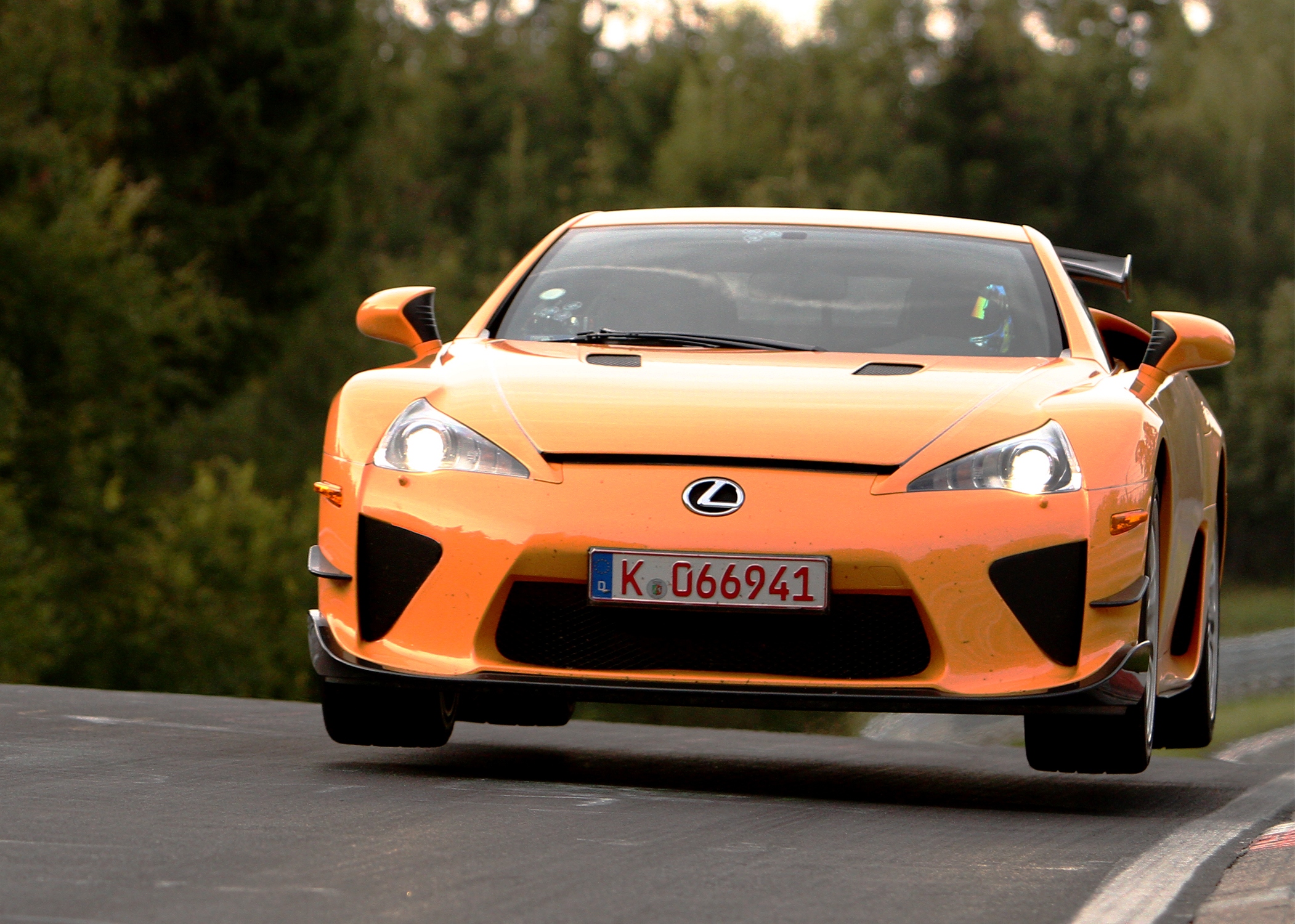 Lexus LFA Nürburgring Package em pista