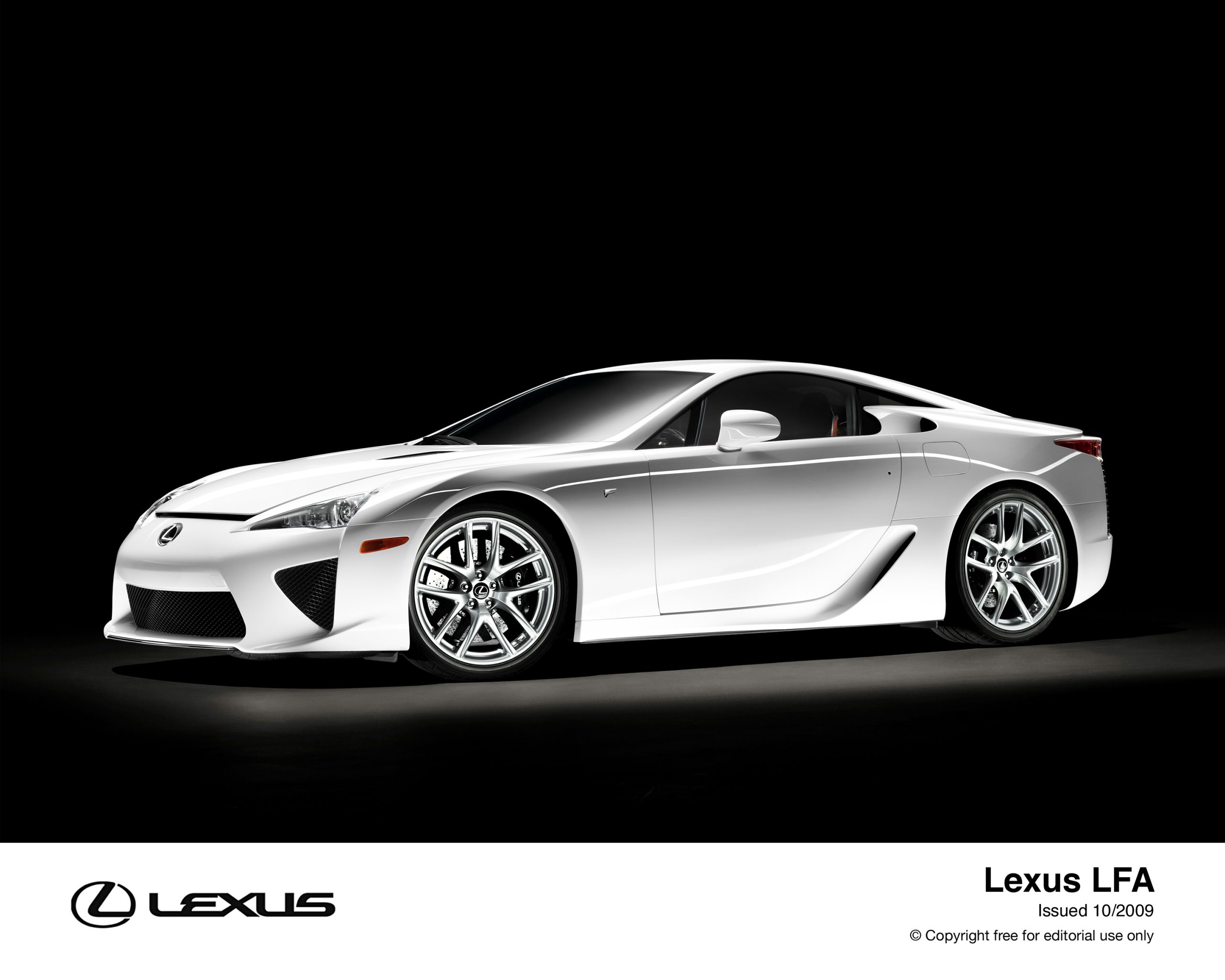 Perfil lateral integral do Lexus LFA