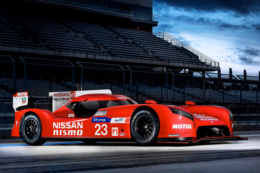 Nissan GT-R LM NISMO LMP1 em apresentação oficial. Crédito/fonte: NISMO / Nissan Motor Corporation.