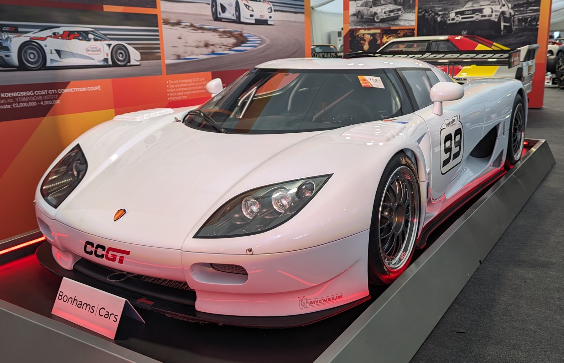 CCGT de 2007, exposto para o leilão Bonhams no Goodwood Festival of Speed, em 14 julho 2023.