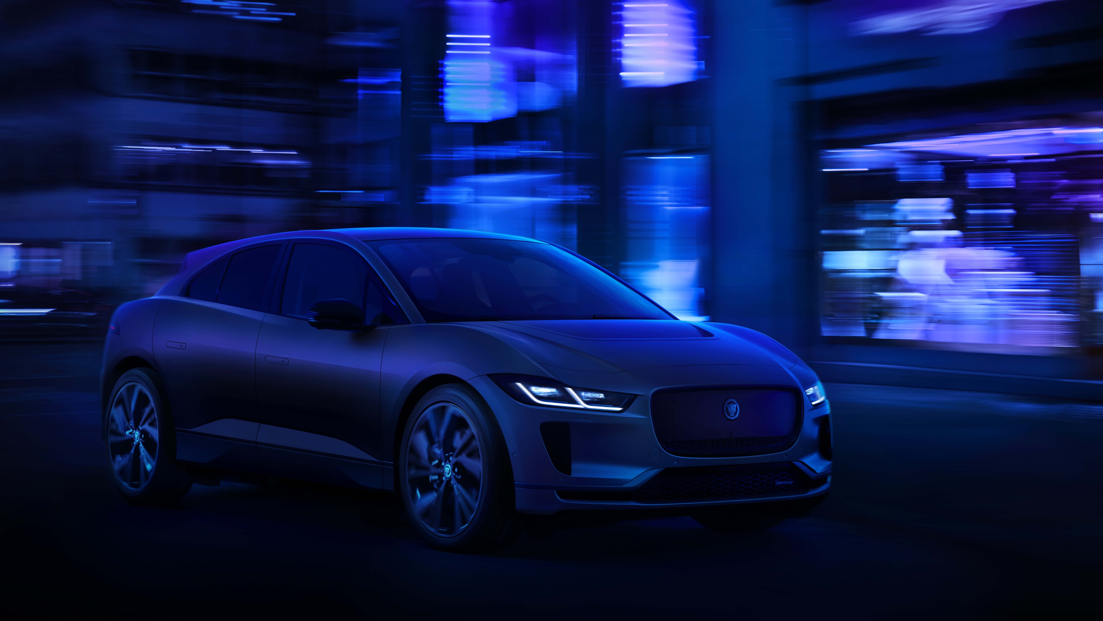 I-PACE de produção na configuração MY24, apresentada em janeiro de 2023. Esta imagem documenta a fase final da gama, sem identificar um último exemplar produzido.