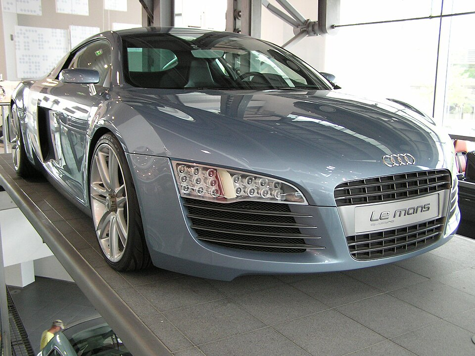 Audi Le Mans quattro, concept de 2003, fotografado no museu Audi em 2009.
