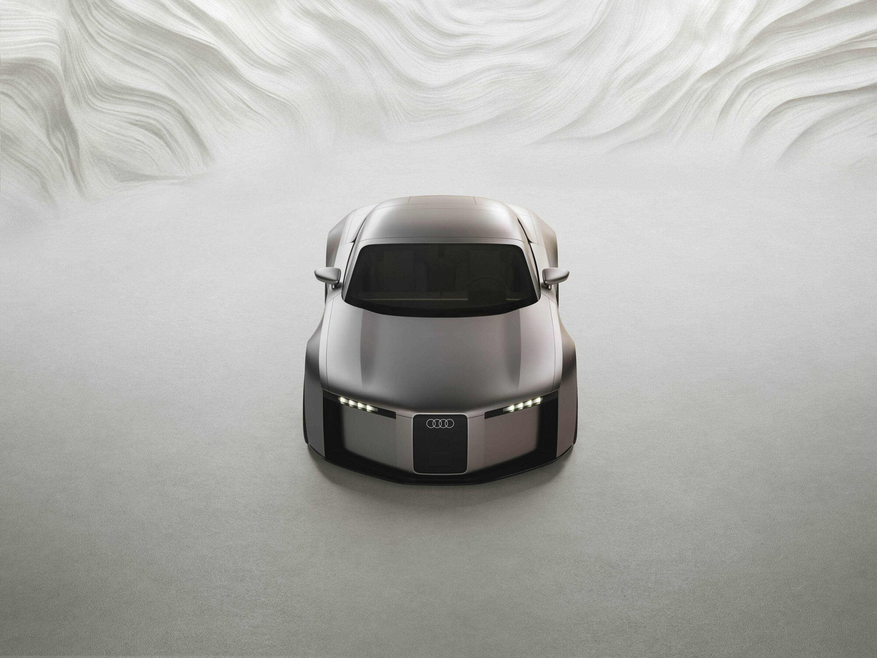 Audi Concept C, vista frontal em estúdio.